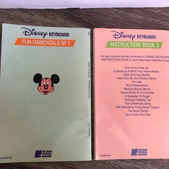 Vintage Disney Keyboard  Books - Picture 2 of 11